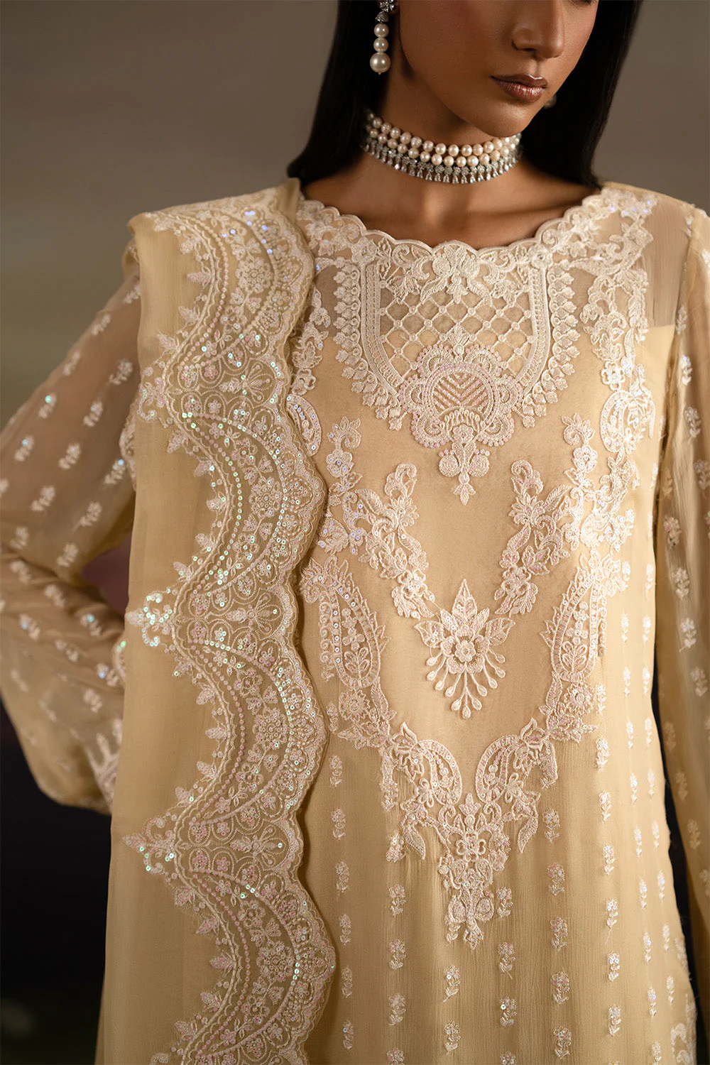 3-Piece-Embroiderd-Chiffon ISHANI - FWU5705 - Image 3