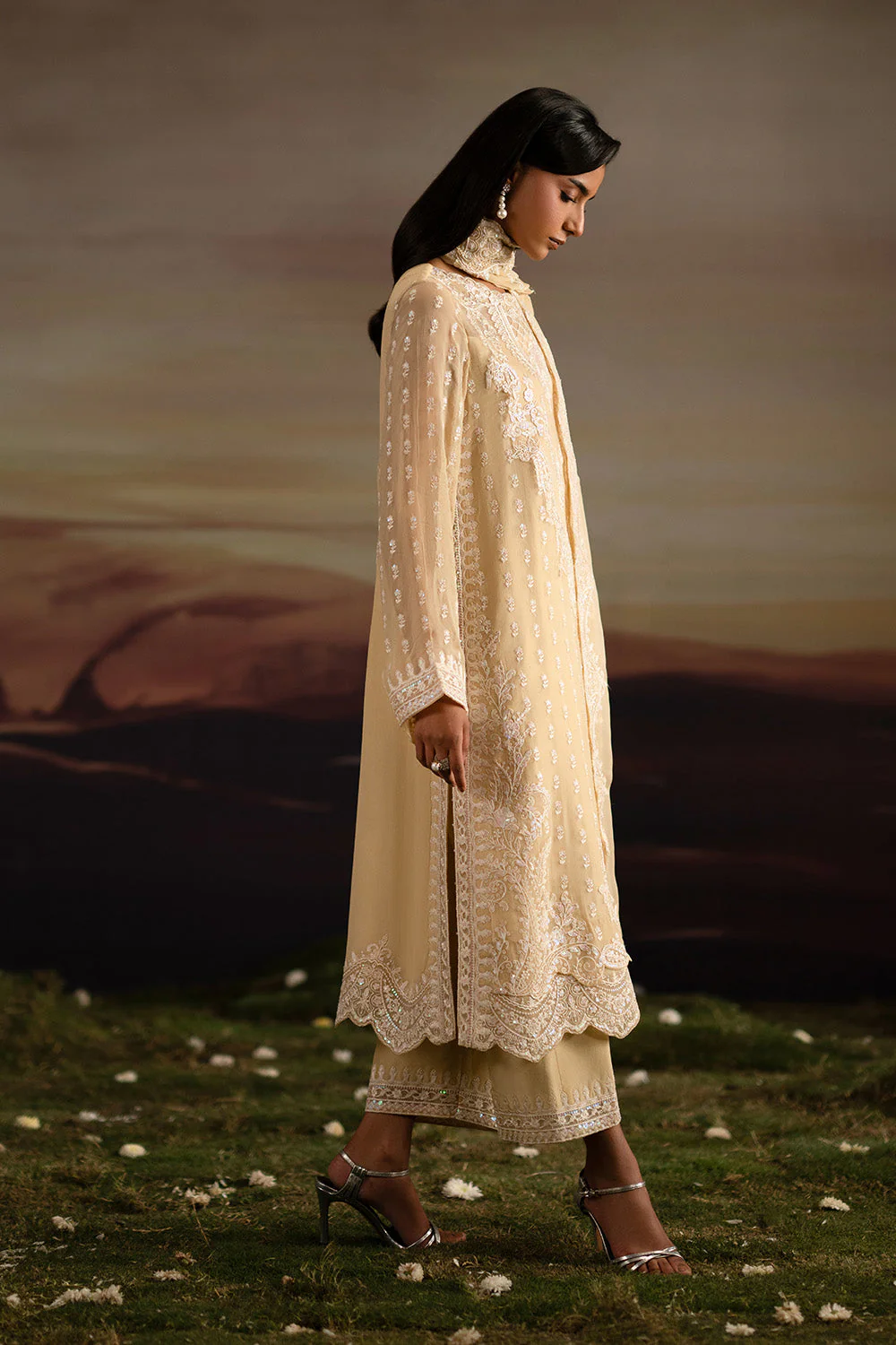 3-Piece-Embroiderd-Chiffon ISHANI - FWU5705 - Image 4