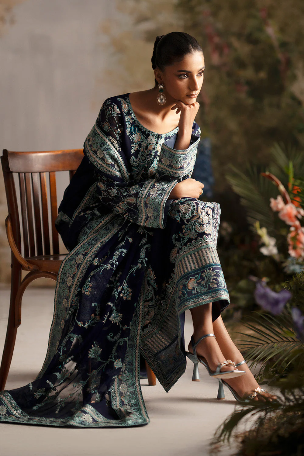 3-Piece-Embroiderd-Chiffon OJASWINI - FWU5691 - Image 3