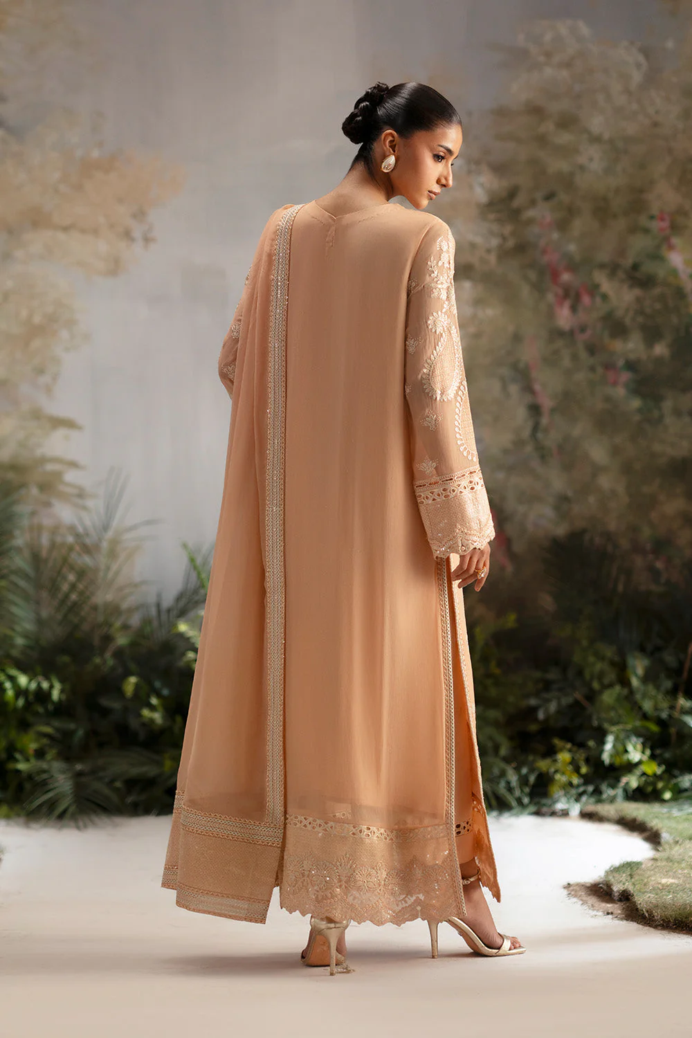 3-Piece-Embroiderd-Chiffon OLIKODI - FWU5693 - Image 6