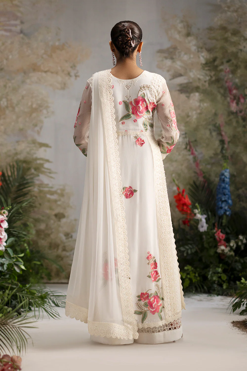 3-Piece-Embroiderd-Chiffon OLIVIA - FWU5694 - Image 5