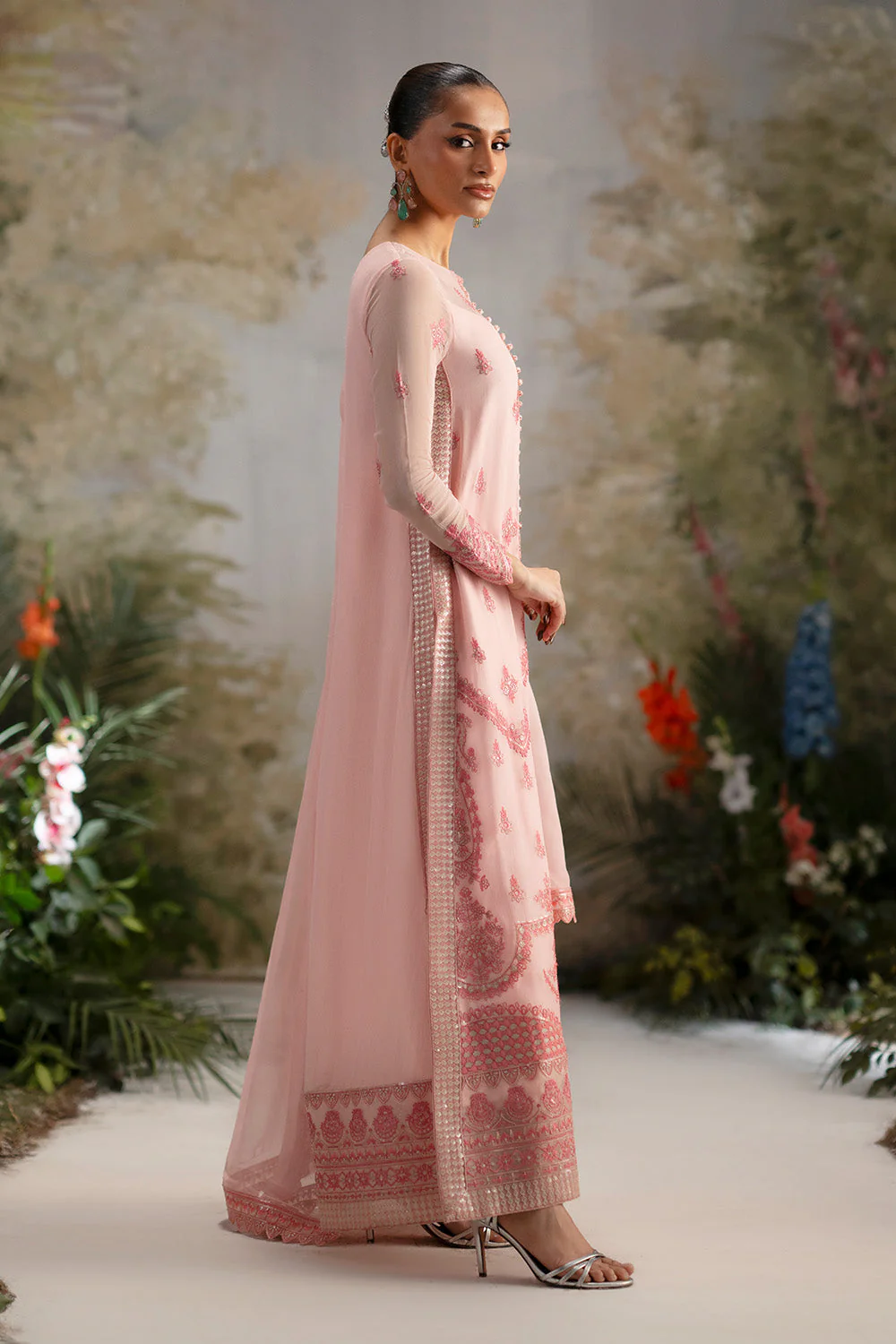 3-Piece-Embroiderd-Chiffon OLIYARASI - FWU5696 - Image 4