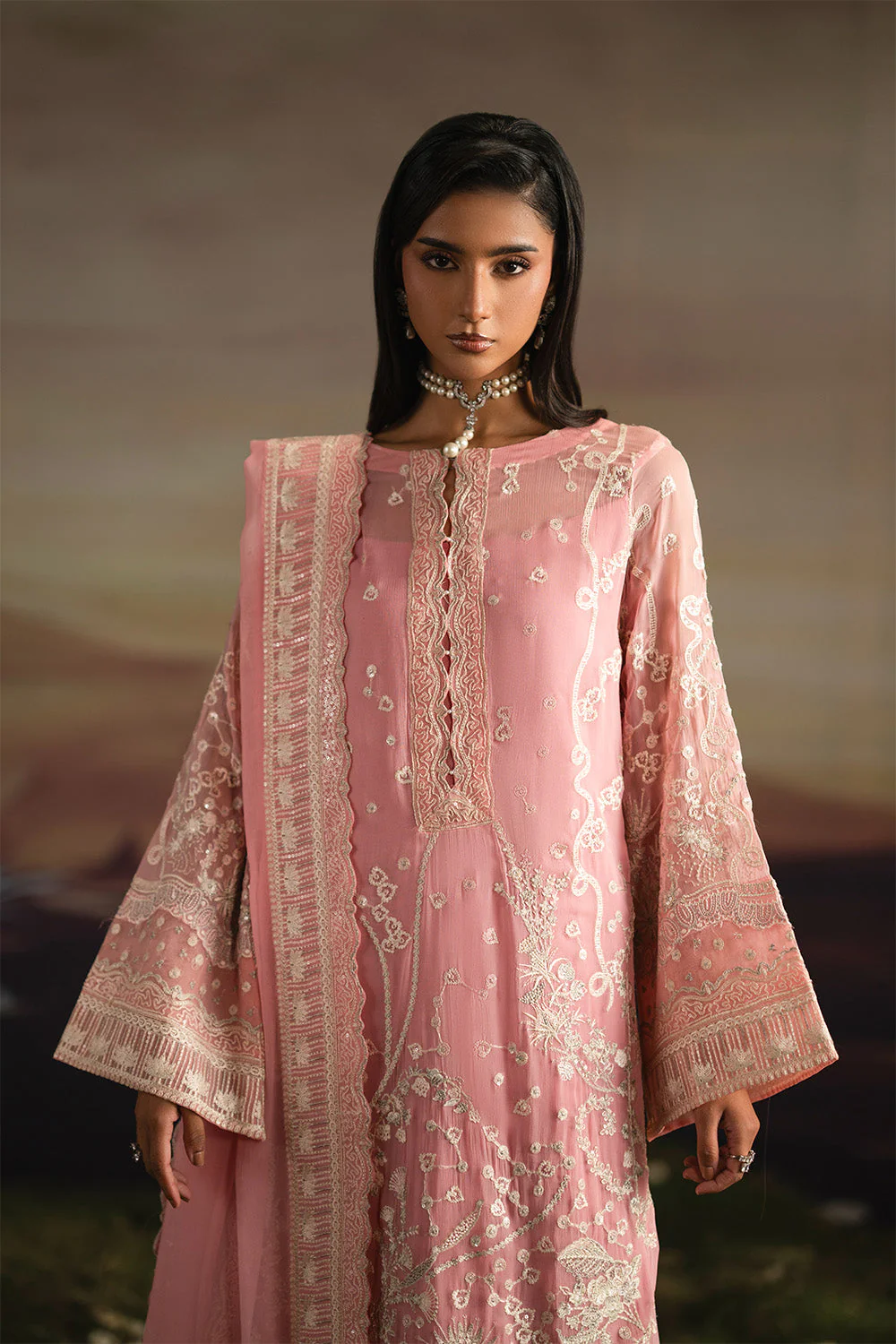 3-Piece-Embroiderd-Chiffon IYLA - FWU5704 - Image 2