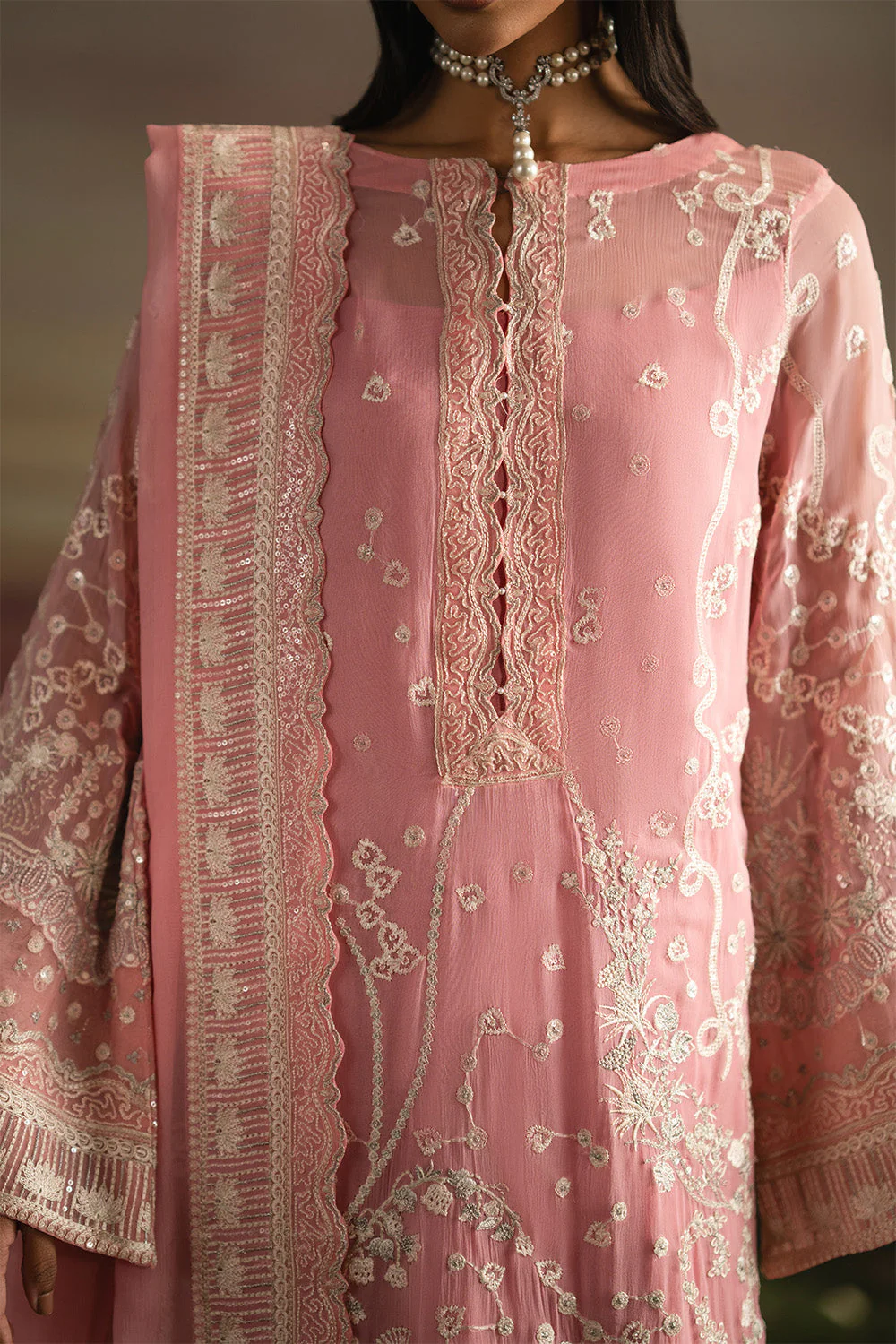 3-Piece-Embroiderd-Chiffon IYLA - FWU5704 - Image 3