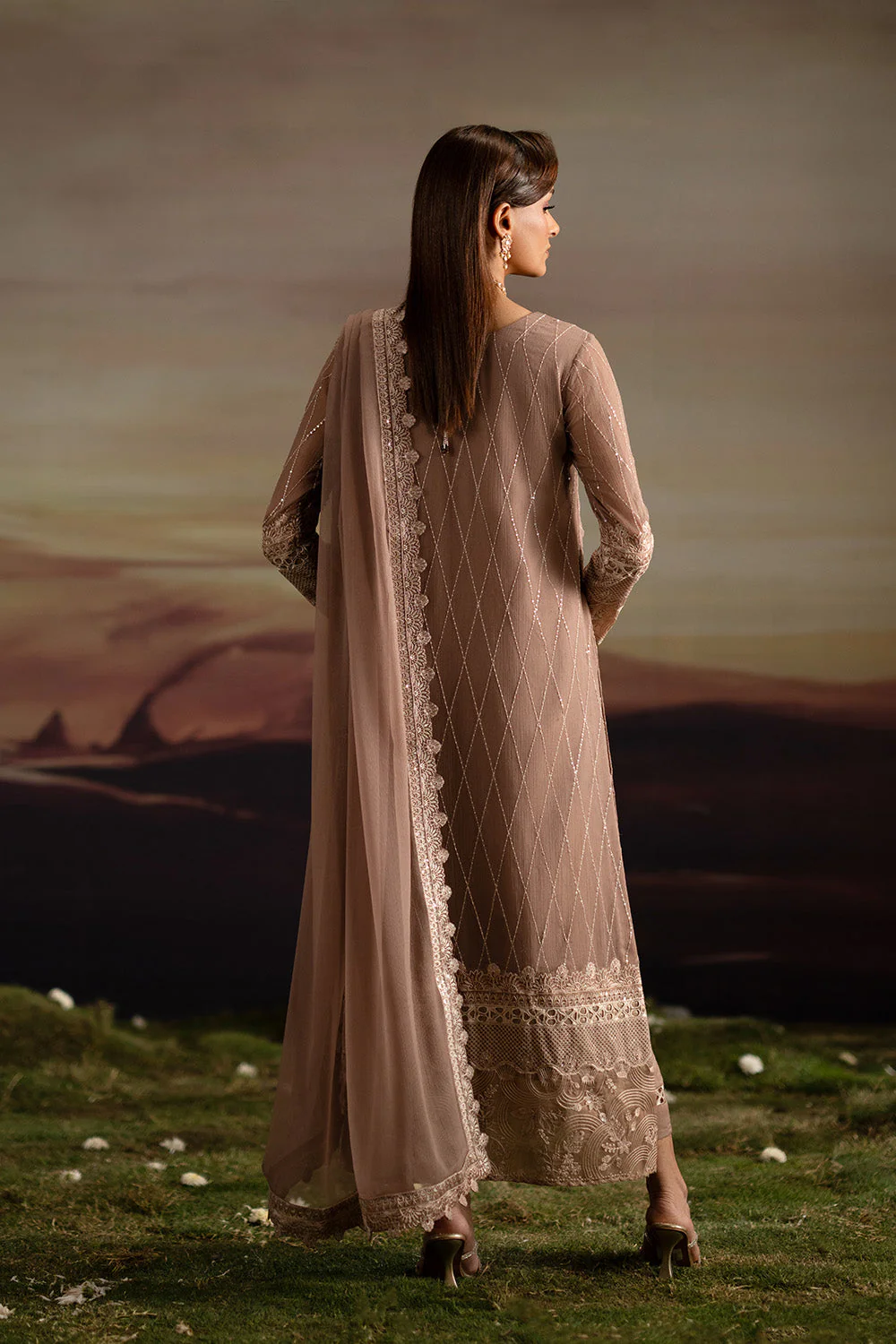 3-Piece-Embroiderd-Chiffon ITHAZH - FWU5703 - Image 6